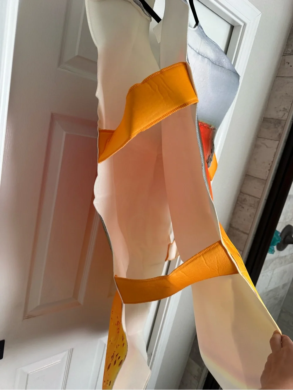 Spirit Beer Pint Costume - Orange, White, Black